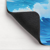 Tapis De Souris Blue Ocean at Sunset (Coin)