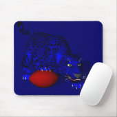 Tapis De Souris Blue Panther (Avec souris)