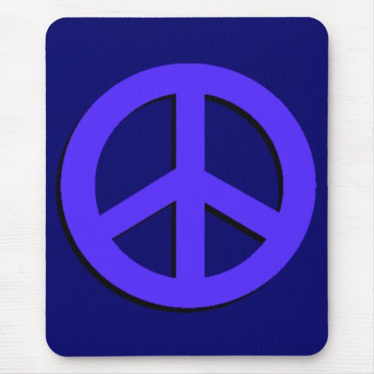 Tapis De Souris Blue Peace Mousepad (Devant)