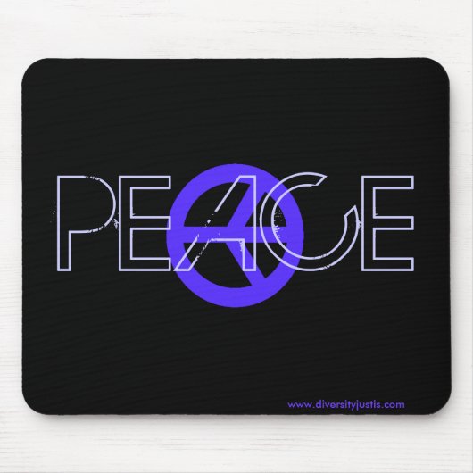 Tapis De Souris Blue Peace Mousepad (Devant)