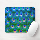 Tapis De Souris Blue Peacock (Avec souris)