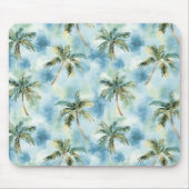 Tapis De Souris Blue Skies Tropical Island Palm Trees   (Devant)