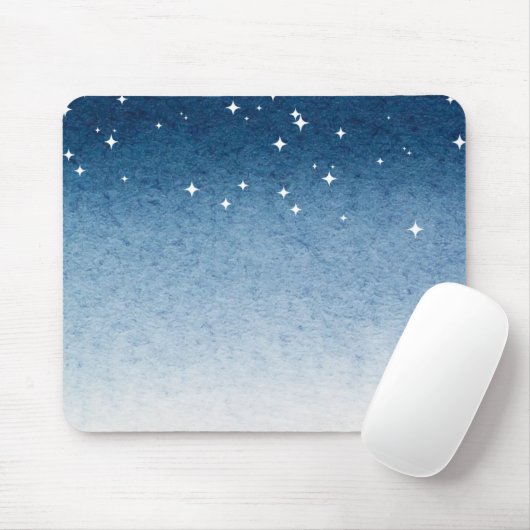 Tapis De Souris Blue Starry Gradient Mousepad (Avec souris)