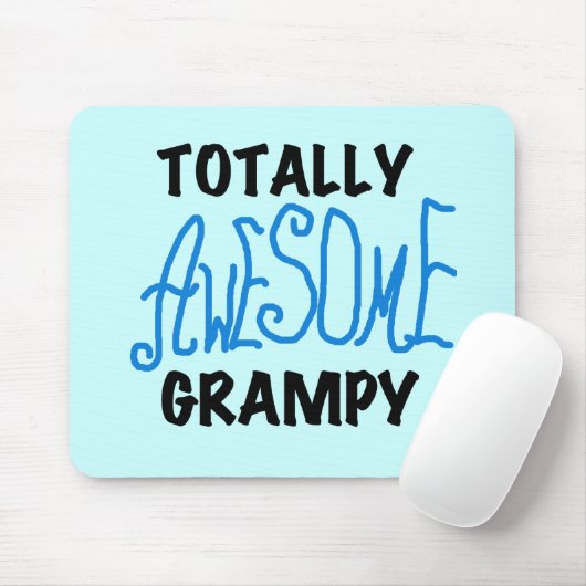 Tapis De Souris Blue Totalement génial Tshirts et cadeaux Grampy (Avec souris)