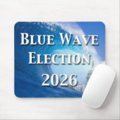 Tapis De Souris Blue Wave Election 2026 (Avec souris)