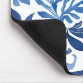 Tapis De Souris Blue & White Floral Design | Chinoiserie Pattern (Coin)