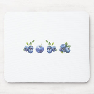 Tapis De Souris Blueberry Summer Cottagecore Berries Botte esthéti
