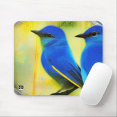 Tapis De Souris Bluebird of Happiness Mouse Pad (Avec souris)