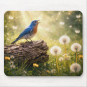 Tapis De Souris Bluebird Singing in Sunshine (Devant)