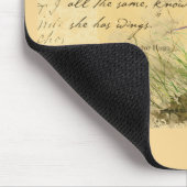 Tapis De Souris Bluebird sur Branch et Victor Hugo Citation (Coin)