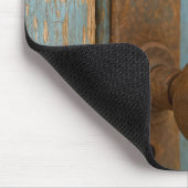 Tapis De Souris Bluebird sur une poignée de porte rouillée (Coin)