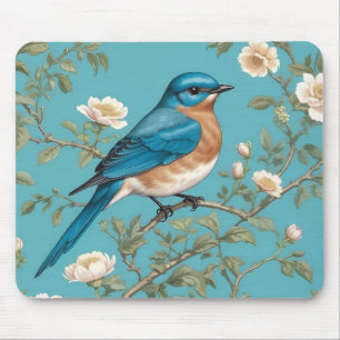 Tapis De Souris Bluebird William Morris Inspiré Turquois
