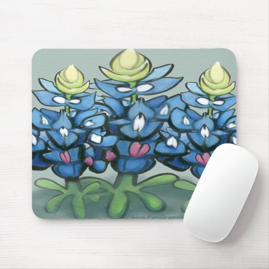 Tapis De Souris Bluebonnet (Avec souris)