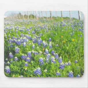 Tapis De Souris Bluebonnets côté route