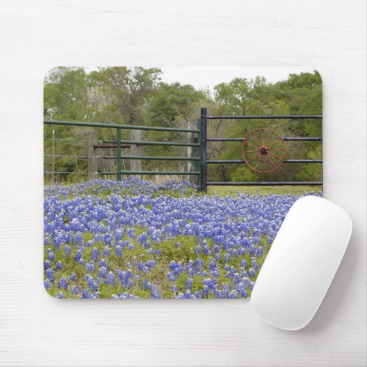 Tapis De Souris Bluebonnets de Texas (Avec souris)