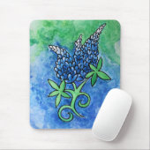 Tapis De Souris Bluebonnets du Texas (Avec souris)