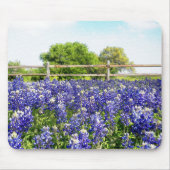 Tapis De Souris Bluebonnets du Texas par Country Fence Art (Devant)