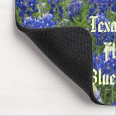 Tapis De Souris Bluebonnets Mousepad de fleur d'état du Texas (Coin)
