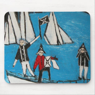 TAPIS DE SOURIS BLUES DES PIRATES