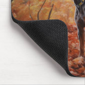 Tapis De Souris Bluetick Coonhound en automne Leaves automne Inspi (Coin)