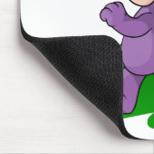 Tapis De Souris Blumaroo pourpre marchant par l'île de Roo (Coin)