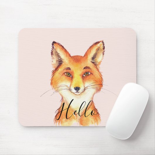 Tapis De Souris Blush Hello Fox (Avec souris)