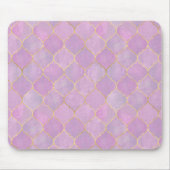 Tapis De Souris Blush Pink Gold Moroccan Pattern  (Devant)