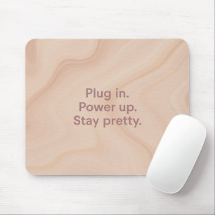 Tapis De Souris Blush & sand Plug In AI art
