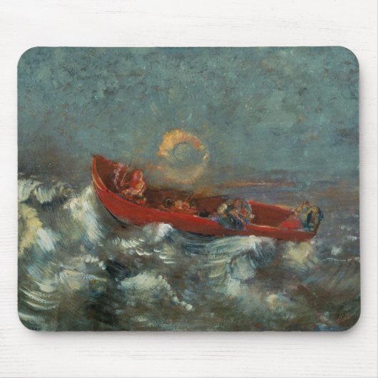 Tapis De Souris Boat rouge, 1905 (Devant)