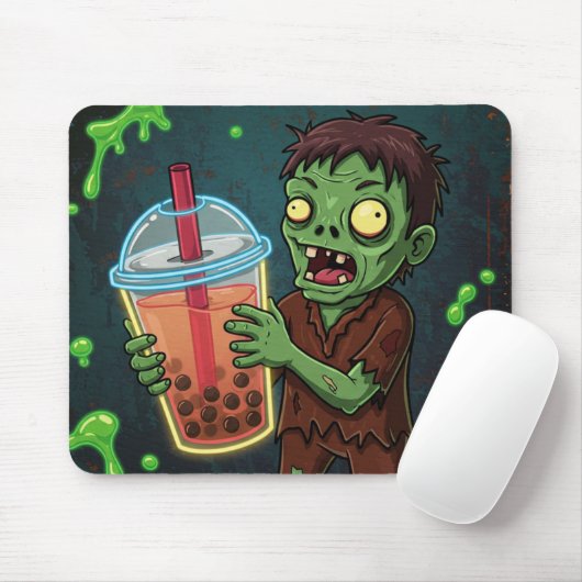 Tapis de souris Boba Bar – La boisson préférée des (Avec souris)