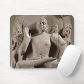 Tapis De Souris Bodhisattva posé, Mathura (grès rouge) (Avec souris)