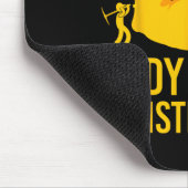 Tapis De Souris Bodybuilder corps en construction Funny Gym corps (Coin)