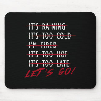 Tapis De Souris Bodybuilder Funny No Excuses Go Gym Humour Mo