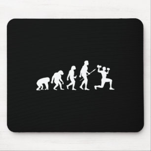 Tapis De Souris Bodybuilding Evolution Drôle Exercice de Bodybuild