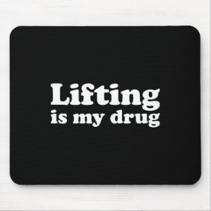 Tapis De Souris Bodybuilding Gym entraînement I Love Lifting Is My