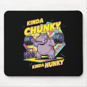 Tapis De Souris Bodybuilding Gym Kinda Chunky Kinda Hunky Weightli
