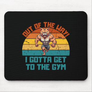 Tapis De Souris Bodybuilding Poids Chat Lifting Pour Hommes Femmes