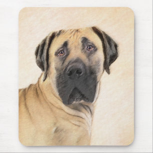 Tapis De Souris Boerboel Peinture - Cute Original Chien Art