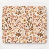 Tapis De Souris Boeuf mignon cerf modèle floral (Devant)