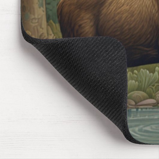 Tapis De Souris Bohème bohème d'orignal rustique Forêt enchantée (Coin)