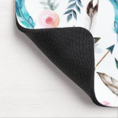 Tapis De Souris Bohème Chic Fleur Boho Fille (Coin)