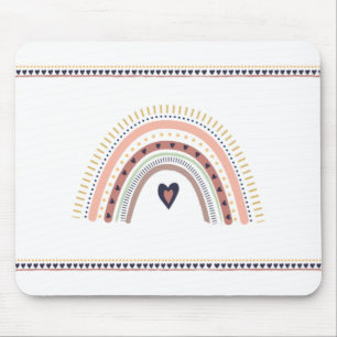Tapis De Souris Bohème Moderne Minimaliste Tendance Chic Arc-en-ci