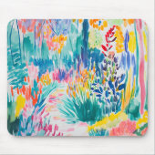Tapis De Souris Boho Abstract Wildflower Garden (Devant)