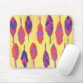 Tapis De Souris Boho Feathers (Avec souris)