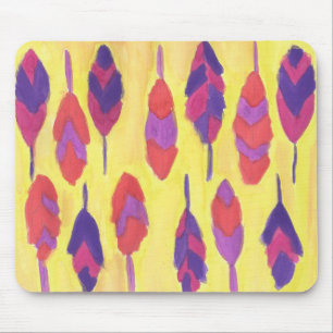 Tapis De Souris Boho Feathers