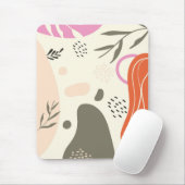 Tapis De Souris Boho feuille art Spiral Carnet photo (Avec souris)