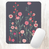 Tapis De Souris Boho floral foncé