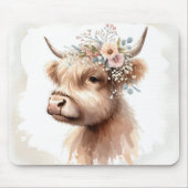 Tapis De Souris Boho Highland (Devant)