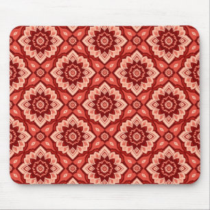 Tapis De Souris Boho Mandala modèle géométrique floral