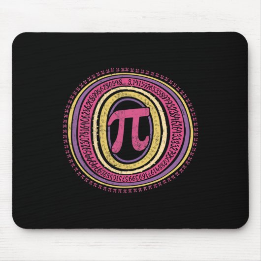 Tapis De Souris Boho Pi Day 3.14 Geeks des maths 1 (Devant)